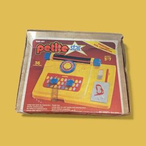 Vintage Ohio Art Petite star dial typewriter toy